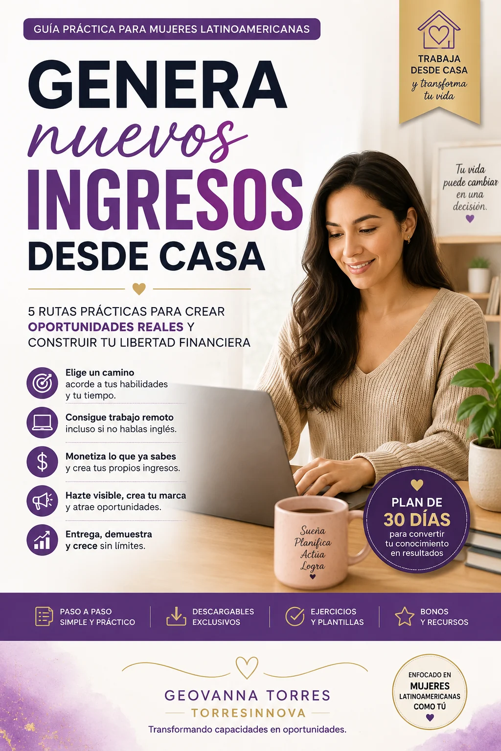 Portada del programa Genera nuevos ingresos desde casa